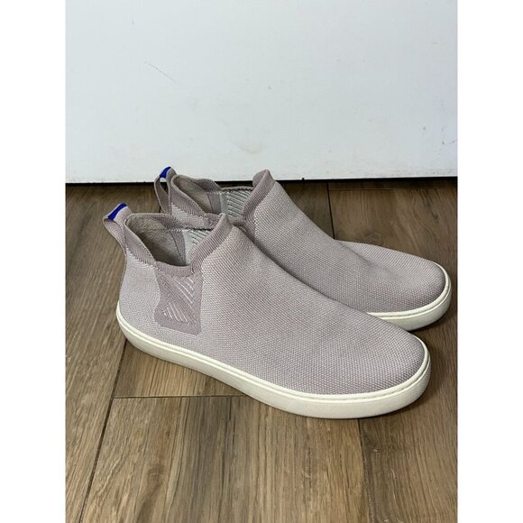 ROTHYS Chelsea Boot High Top Sneaker in Lilac Gray, Size 9.5 - Picture 3 of 11